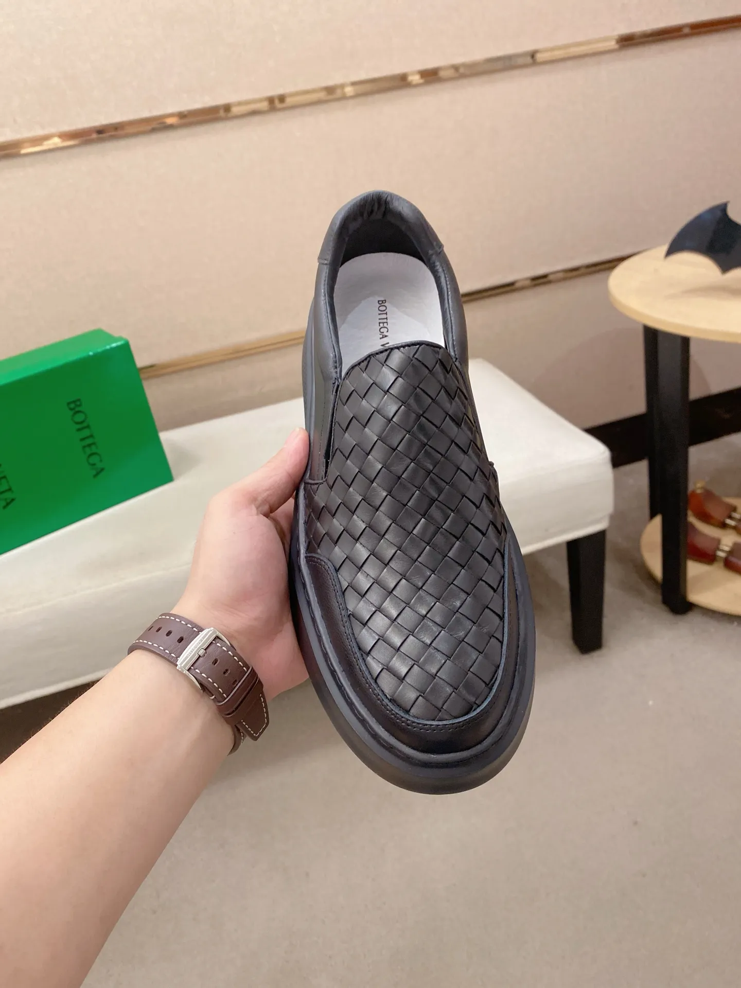 Men's shoes💰 500💰 【BV】The latest hot style‼ ️Casual men's shoes, uppers imported first-layer cowhide. Fully imported first-layer leather lining✔️Exquisite workmanship, excellent foot feel, special rubber sole✔️, cool and fashionable, the latest fashion, fashionable outsole, hurry up. Code number: 38-44